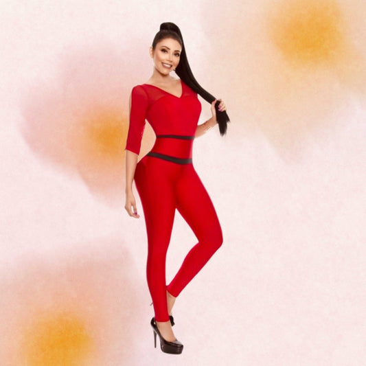 OVEROL COLOMBIANO CON FAJA INTERNA  RED